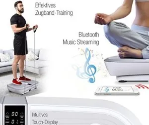 Angeleitetes Training an der Vibrationsplatte