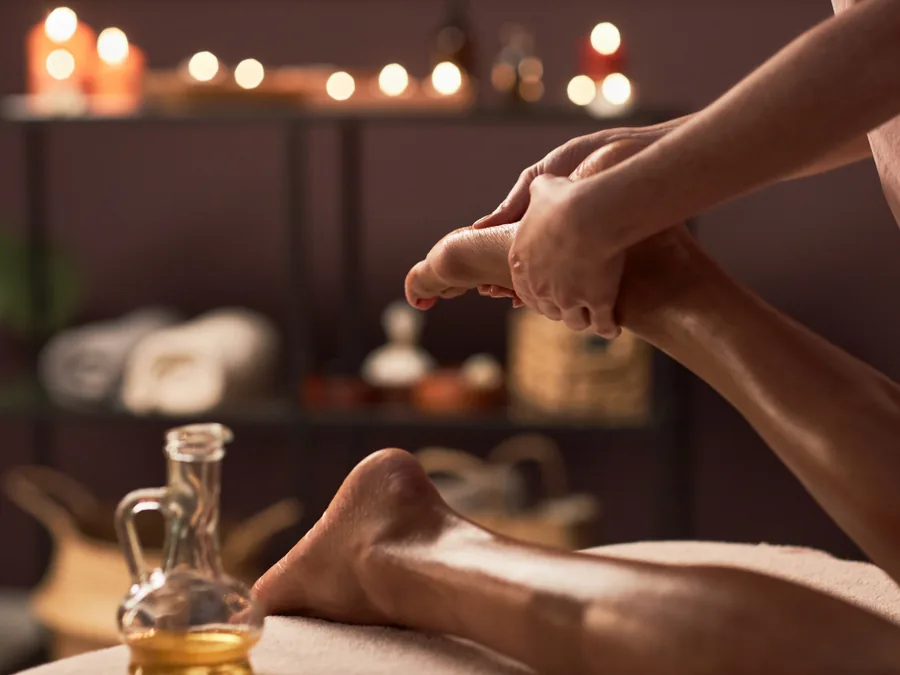 Fußzonenmassage